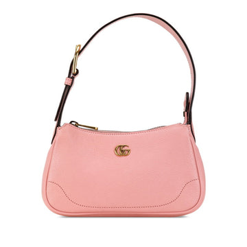 Gucci Pink Leather Shoulder Bag