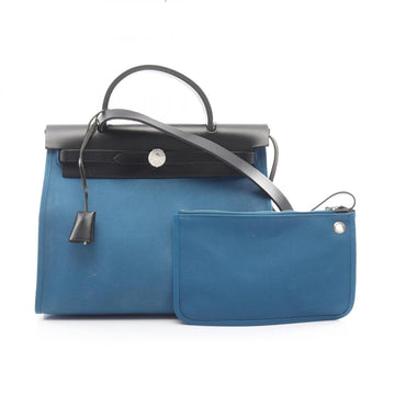 Herbag Zip Leather and Toile 31