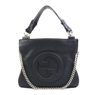 Gucci Black Leather Shoulder Bag