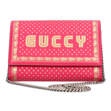 Gucci Daily Pink Leather Shoulder Bag