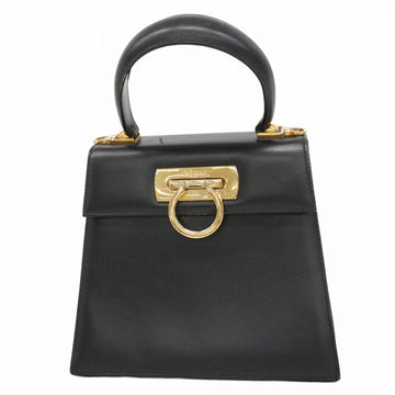 Gancini Convertible Top Handle Bag Leather Mini