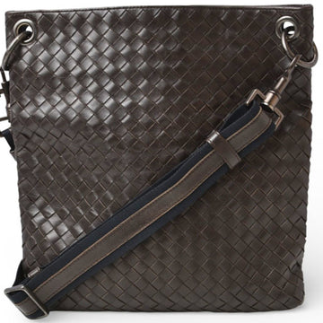 Flat Messenger Bag Intrecciato Nappa Medium