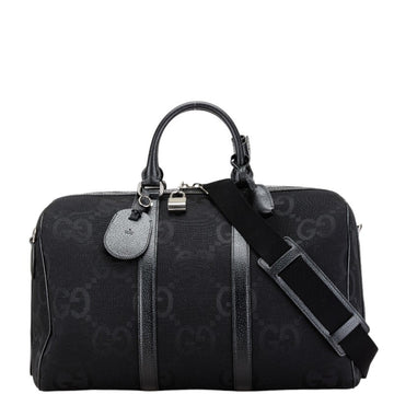Gucci Black Canvas Leather Boston New 1:1 Bags Eco-New 1:1 Bags Pouch Shoulder New 1:1 Bags