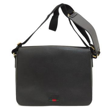 Gucci Black Leather Shoulder Bag