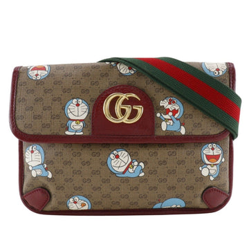 Gucci Brown Gg Supreme Canvas Fanny Pack Sling New 1:1 Bags