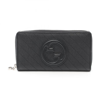 Gucci Black Leather Long Wallet (Bi-Fold)