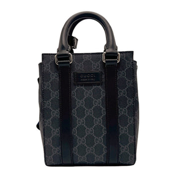 Gucci Black Gray Pvc Handbag Shoulder Bag