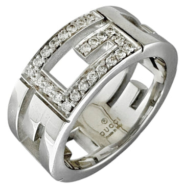 Gucci Silver White Gold (18K) Band Ring