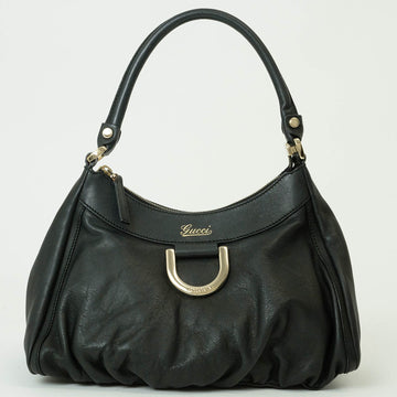 Gucci Abbey Black Leather Shoulder Bag