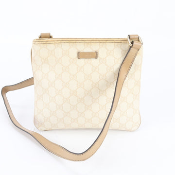 Zip Top Messenger Bag GG Coated Canvas Small