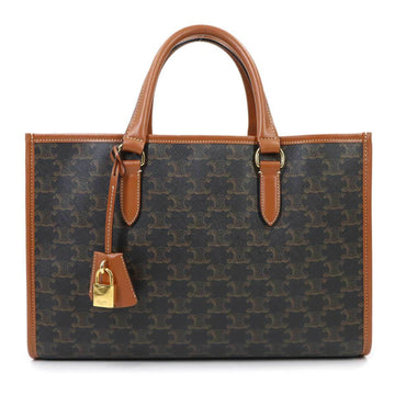 Horizontal Cabas Tote Triomphe Coated Canvas