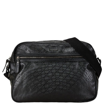 Gucci Black Pvc Leather Shoulder Bag