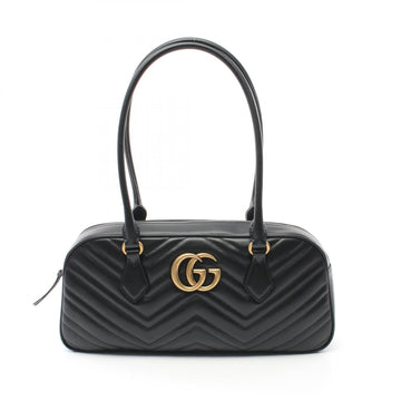 Gucci Black Leather Tote Bag