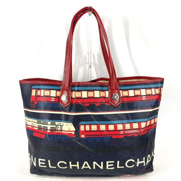 Le Train Tote Printed Coated Canvas Medium