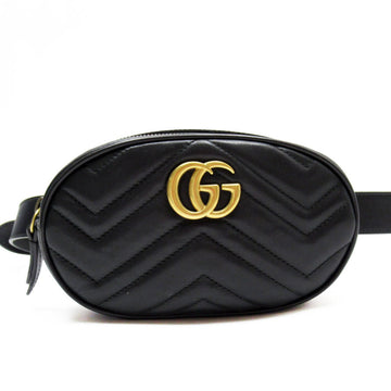 Gucci Black Leather Fanny Pack