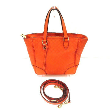 Gucci Orange Leather Handbag Shoulder Bag