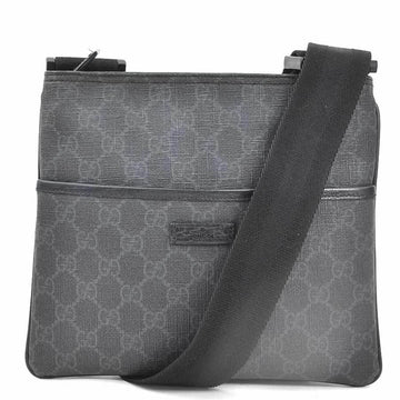 Flat Messenger Bag GG Coated Canvas Small