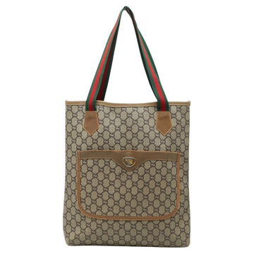 Vintage Web Strap Tote GG Coated Canvas Medium