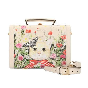Gucci Daily Multi-Color White Leather Shoulder Bag