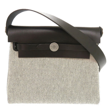 Herbag Zip Toile and Leather 20