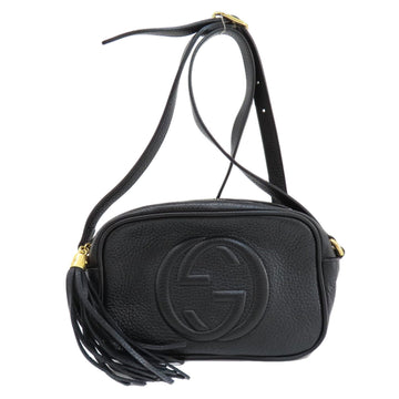 Gucci Soho Black Leather Shoulder Bag