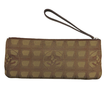 Travel Line Wallet on Chain Quilted Nylon