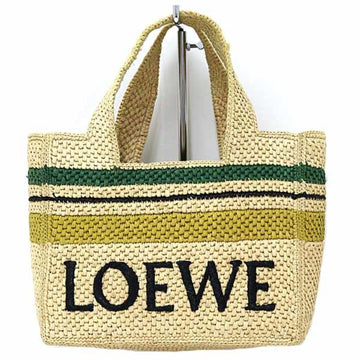 Paula's Ibiza Logo Convertible Tote Raffia Medium