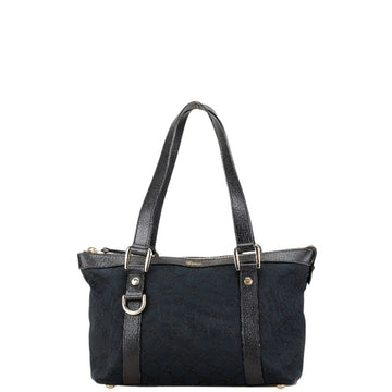 Gucci Gg Canvas Black Canvas Leather HandNew 1:1 Bags