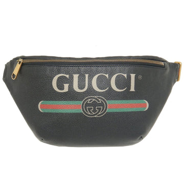 Gucci Black Leather Fanny Pack