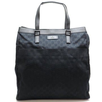 Gucci Gg Canvas Black Gg Canvas Tote New 1:1 Bags