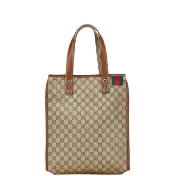 Web Loop Tote GG Coated Canvas Tall