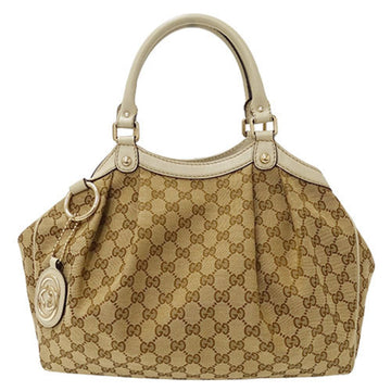 Gucci Gg Canvas Beige Gg Canvas Tote New 1:1 Bags