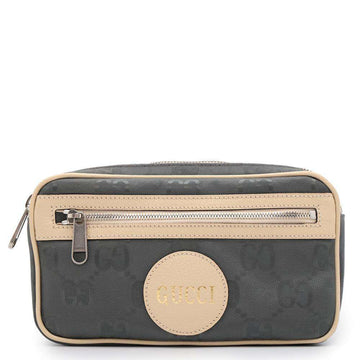 Gucci Gray Ivory Nylon Leather Sling New 1:1 Bags