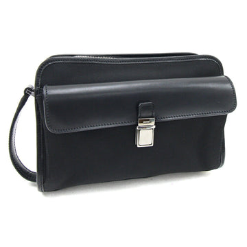 Gucci Black Nylon Canvas Leather Clutch New 1:1 Bags