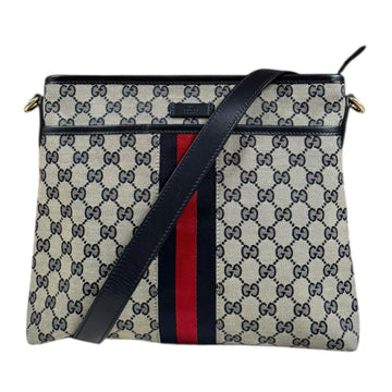 Front Pocket Web Messenger GG Canvas Small