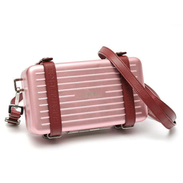 Christian Dior Pink Aluminum Shoulder Bag ()