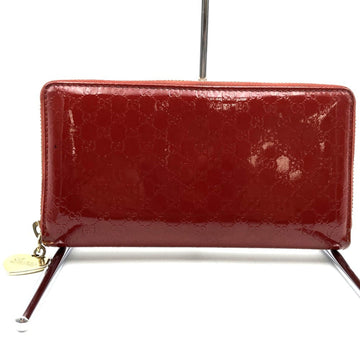 Gucci Red Color Leather Coin Purse/Coin Case