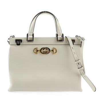 Gucci Horsebit Cream Leather Handbag Shoulder Bag Tote Bag
