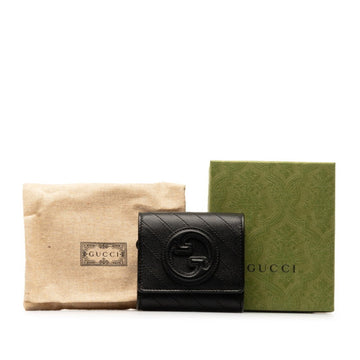 Gucci Black Leather Wallet (Bi-Fold)