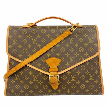 Beverly Briefcase Monogram Canvas GM