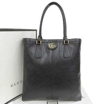Gucci Gg Marmont Black Leather Tote Bag