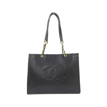 Vintage CC Chain Tote Leather XL