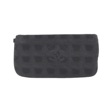 Travel Line Wallet on Chain Quilted Nylon
