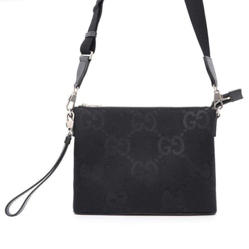 Gucci Black Canvas Leather Clutch New 1:1 Bags Messenger New 1:1 Bags Shoulder New 1:1 Bags