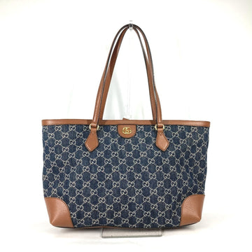 Gucci Blue Denim Tote Bag