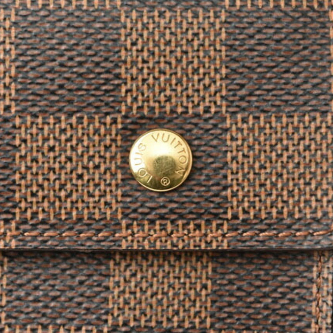 LOUIS VUITTON Wallet Chain  Long Portefeuille Accordeon Damier N60002