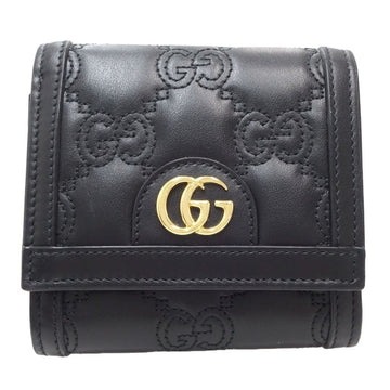 Gucci Black Leather Wallet (Bi-Fold)