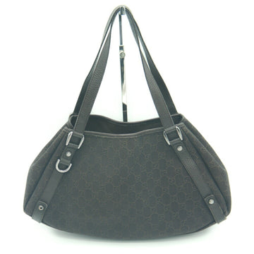Gucci Black Gg Canvas Leather Shoulder New 1:1 Bags Tote New 1:1 Bags