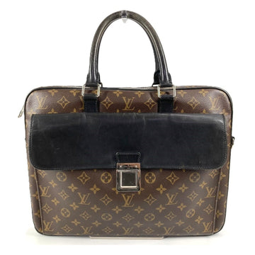 Soft Briefcase Macassar Monogram Canvas