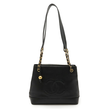 Vintage Timeless Chain Shoulder Bag Leather Medium